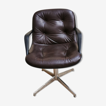 Leather Strafor office armchair