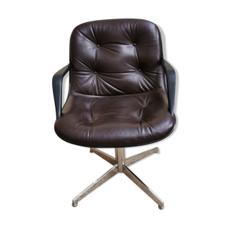 Leather Strafor office armchair