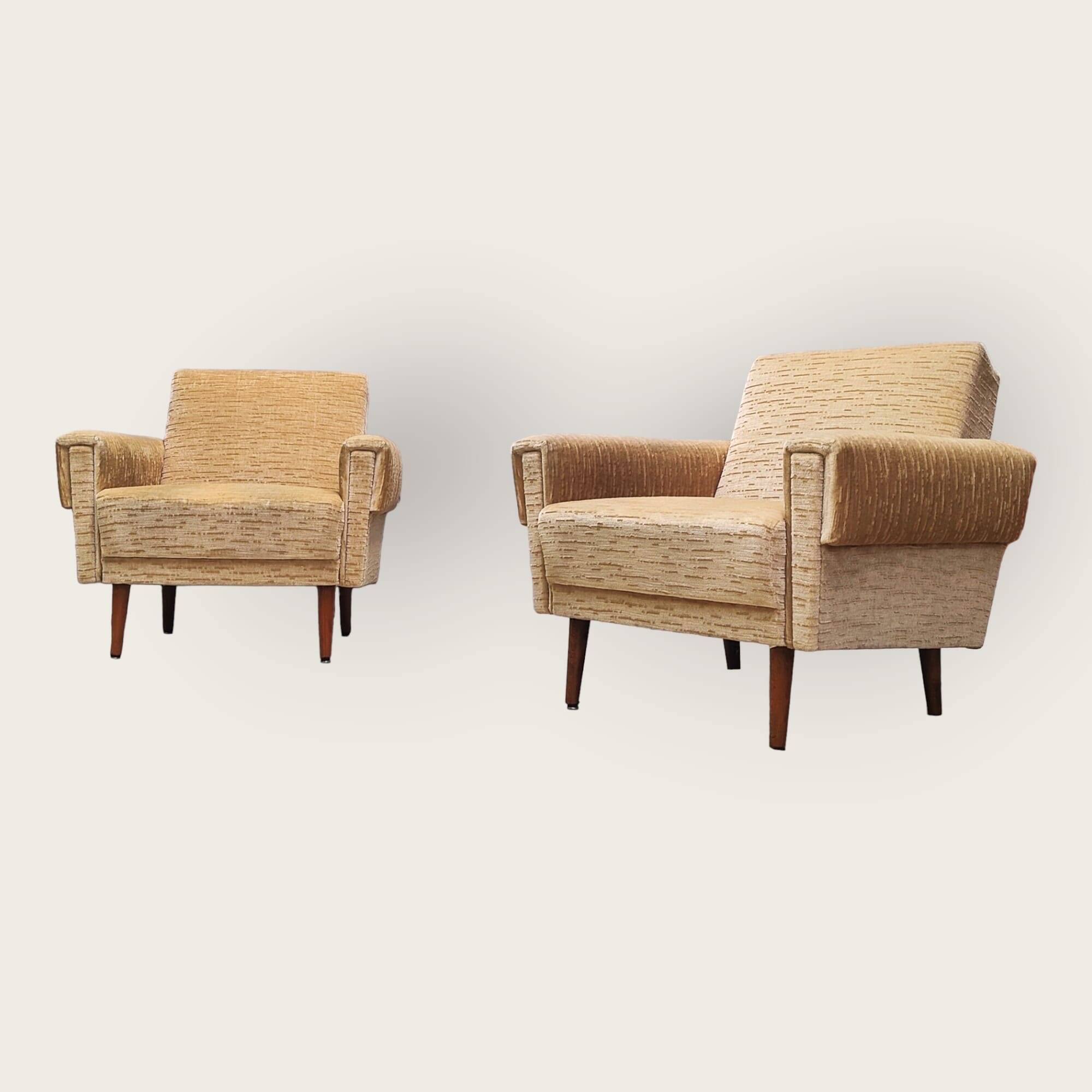 Twee Mid Century fauteuils