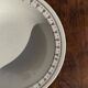 Set of a salad bowl and a vintage brown circular dish D28.