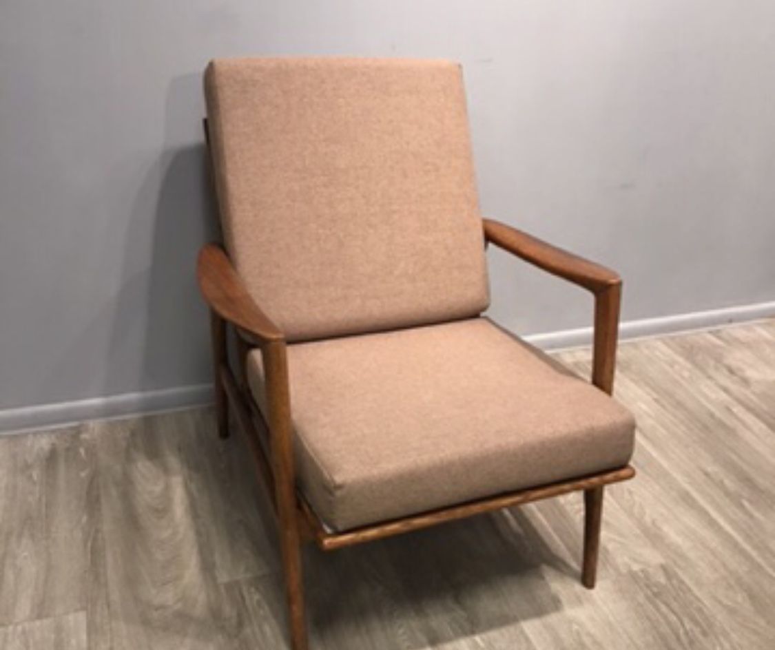 Pair of Stefan type 300 139 armchairs, Swarzędz  factory, 1960s