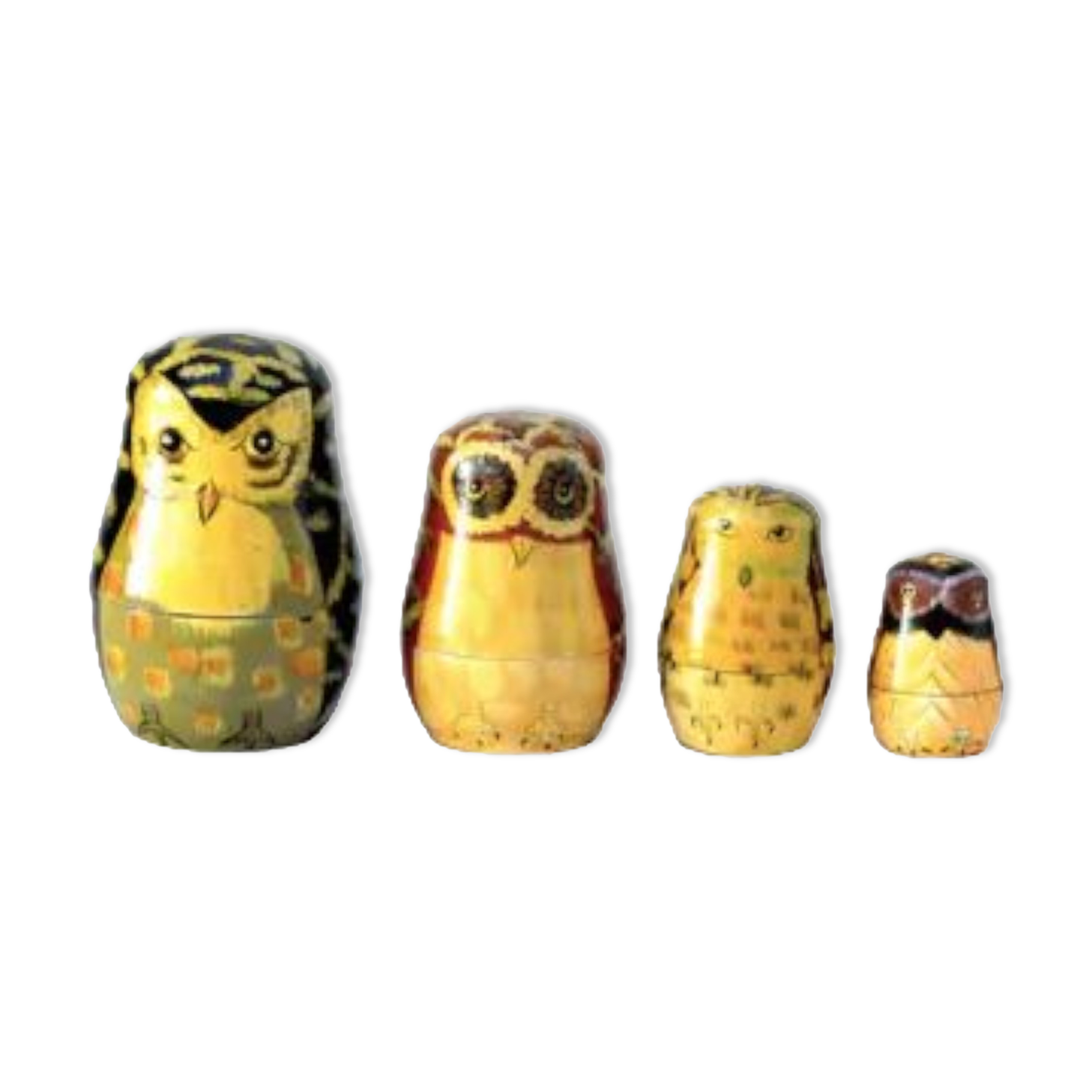 Matryoshkas Wooden owls