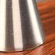 Grande lampe de table de l'ère spatiale avec abat-jour en verre d'Erco