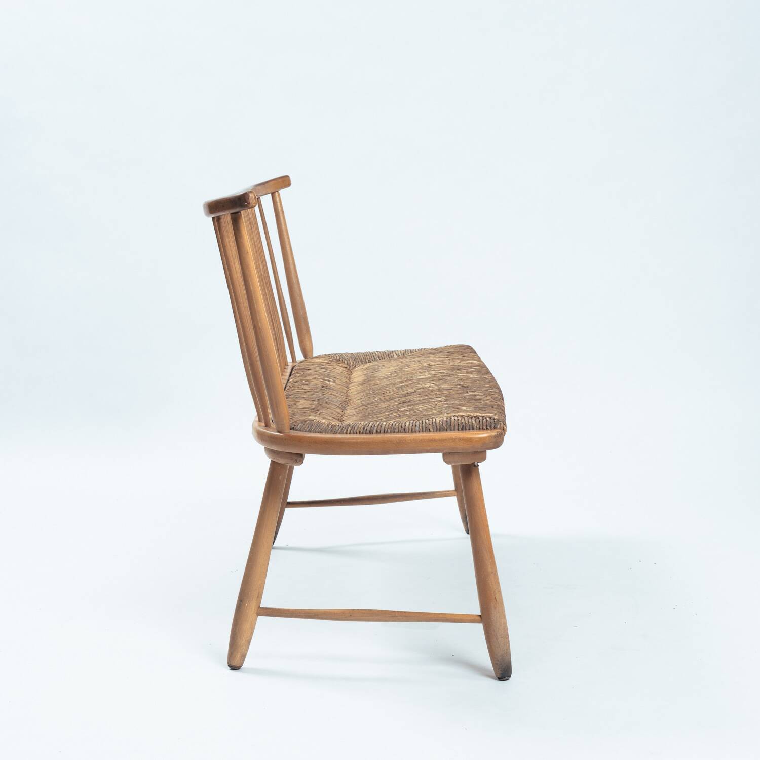 Banc en osier tressé Arno Lambrecht pour WK Mobel, 1950