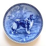 Danish porcelain Collie dog plate