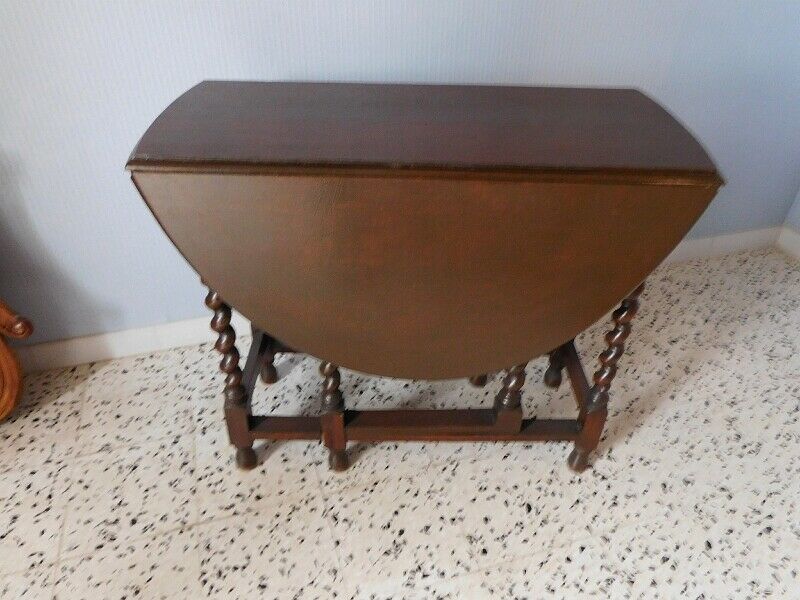 Table anglaise à abattants en chêne