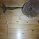 Pair of brass and glass flowers sconces