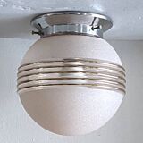 Pink granite ceiling light