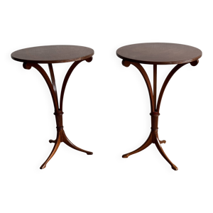 Paire de tables en acajou - empire
