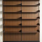 Unité murale en teck, Italie, années 1960