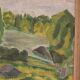 Original Swedish Oil on Panel – “Trees” by Gunnar Wärn – Signed