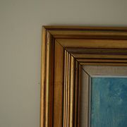 Oil painting by Jørgen Sejersen, Mid-century Modernism, 1960s