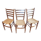 Set of 3 Otto Gerdau chairs