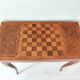 Table de jeux Louis XV en chêne marquetée
