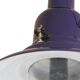 Industrial enameled sheet metal pendant light