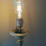 Brass old lamp foot