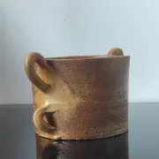 Artisanal vintage stoneware bowl