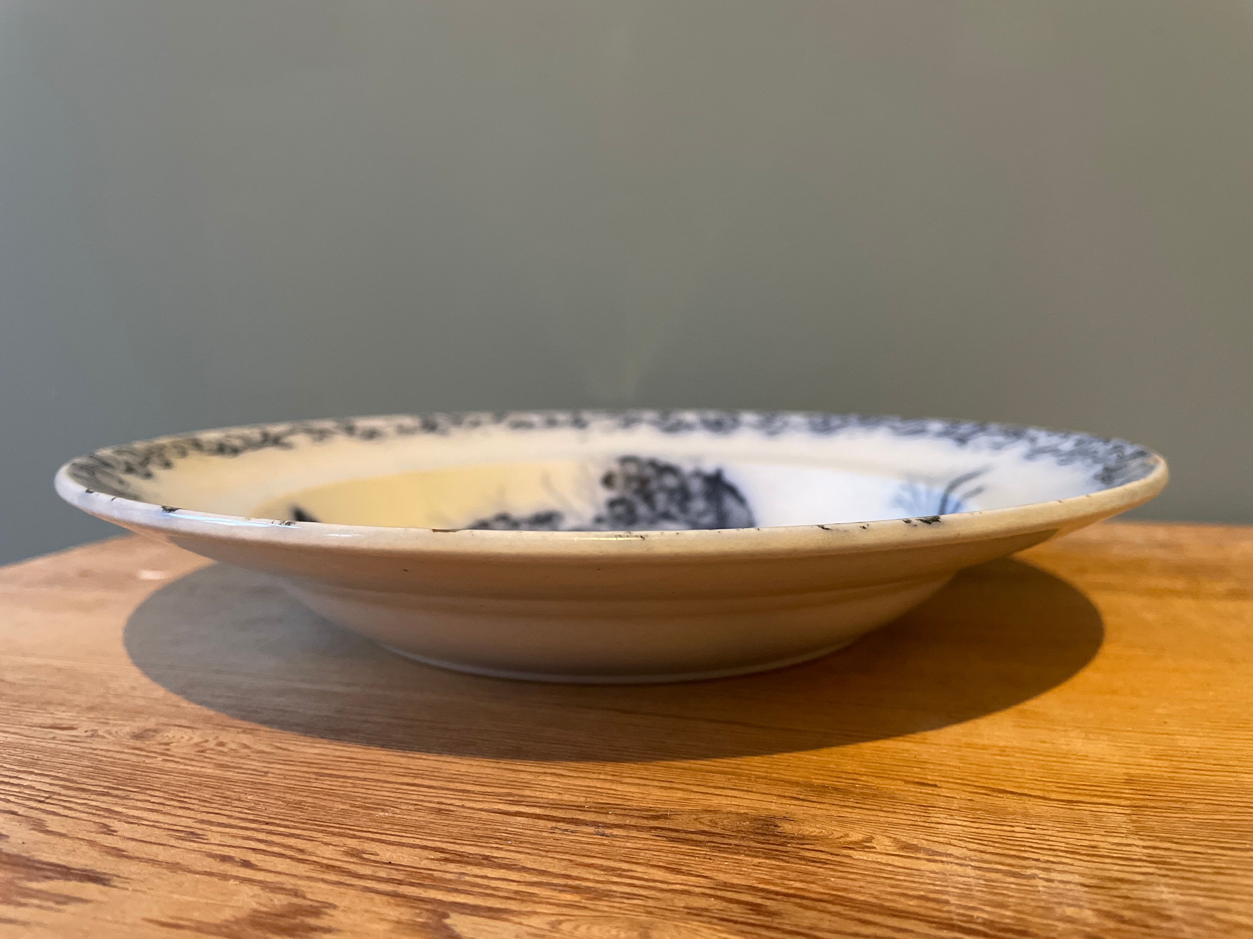 Set of 4 hollow plates Terre de Fer