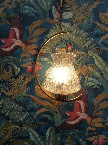 Lamp applies vintage brass wall 50