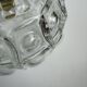 LOT OF 3 OLD VINTAGE BUBBLE GLASS HANGER LIGHTS