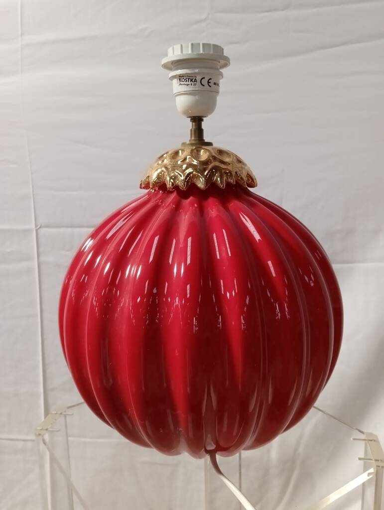 Large Kostka ceramic lamp