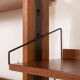 Italian mid century floor to ceiling teak wall unit or room divider, 1960