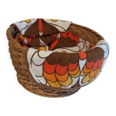 Vintage wicker basket from the 70s.