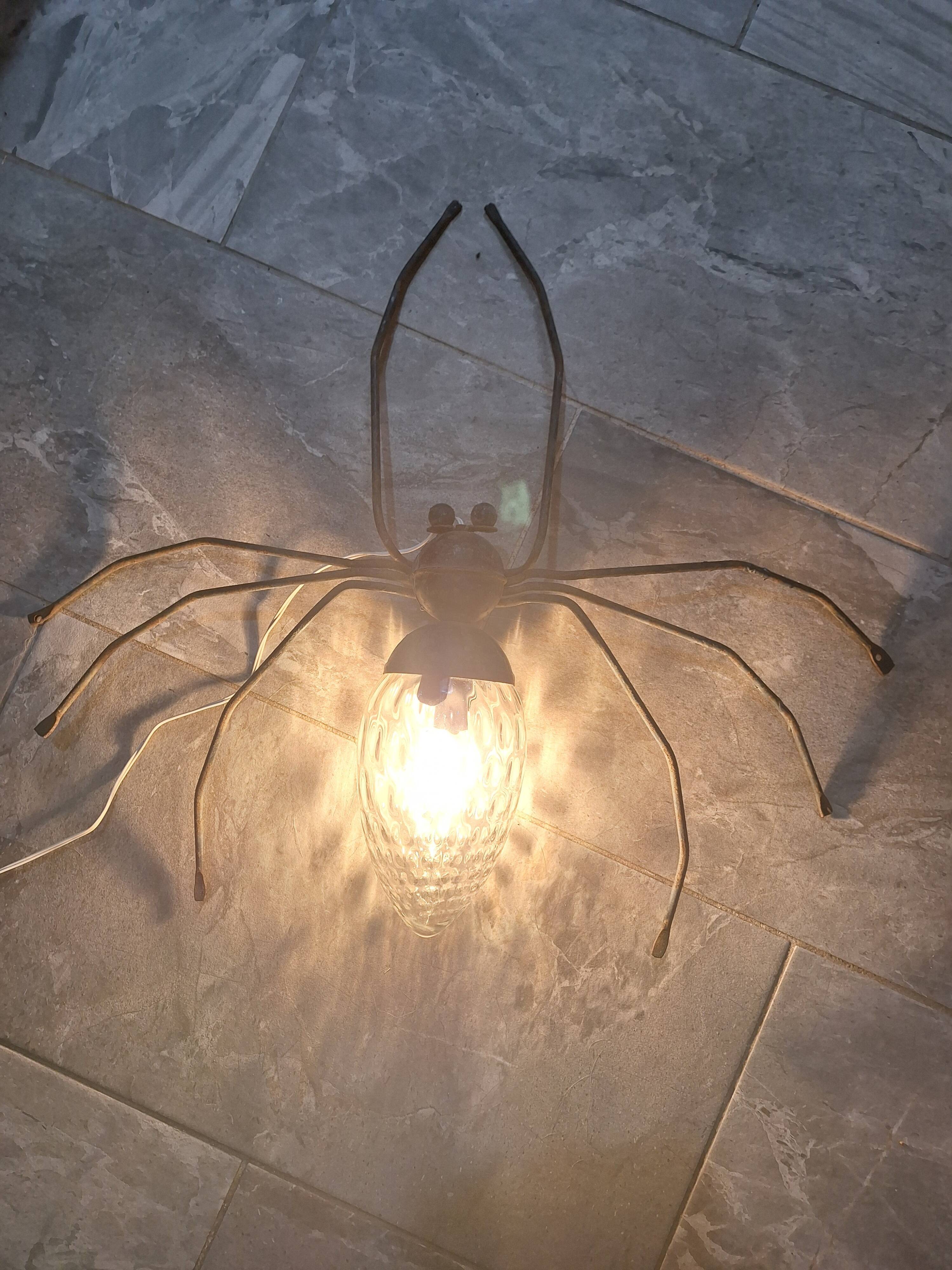 Vintage Italian Wall Light Spider Murano