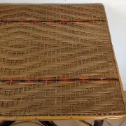 Wood and rattan table 1920
