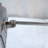 Marble pedestal desk lamp