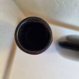 Black lacquered vases