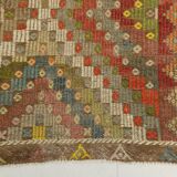 192x330Cm Soft Vintage Rug, Anatolian Kilim Rug