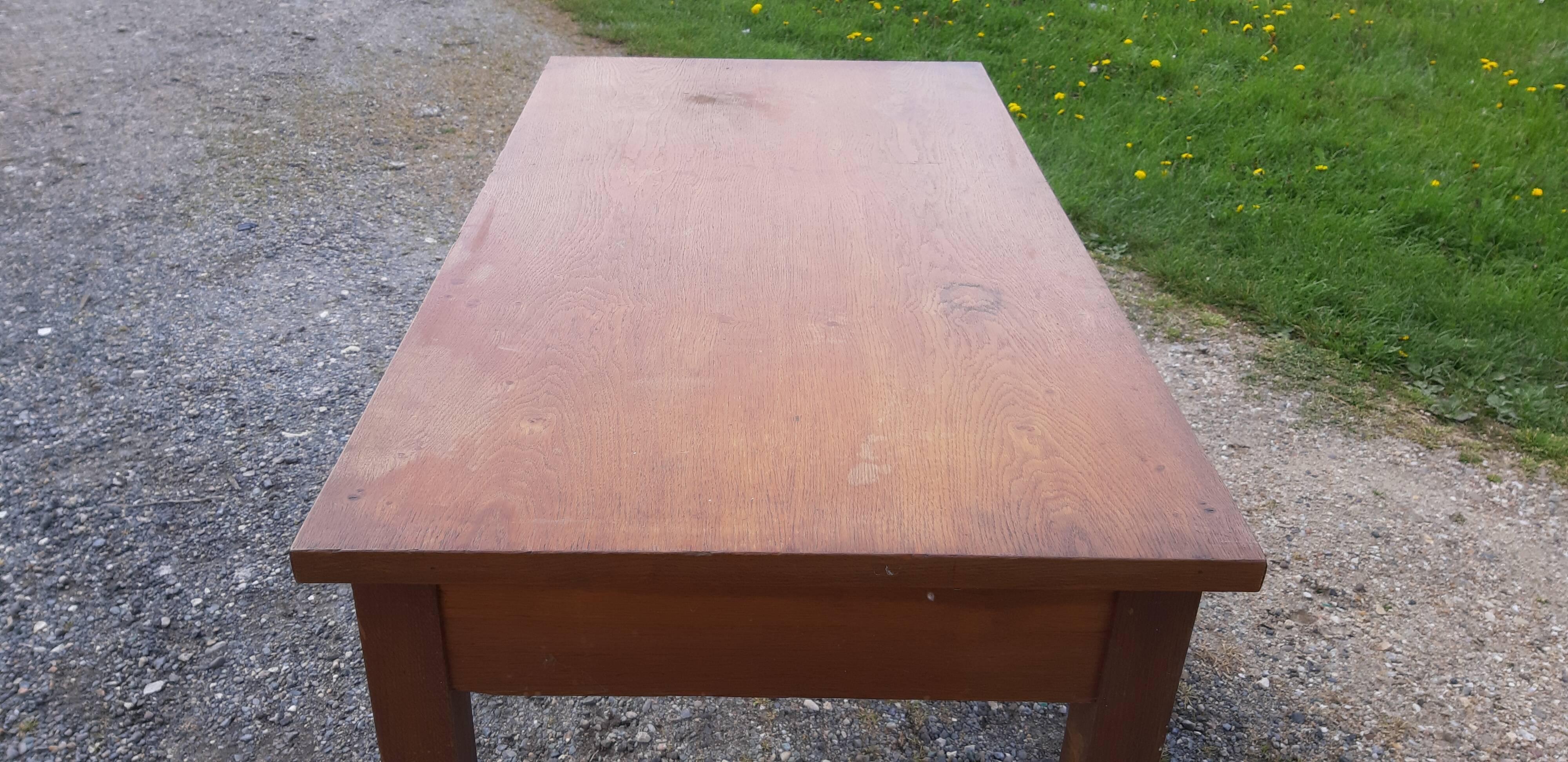 Bureau chêne année 60