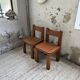 Paire de chaises Pierre Chapo S11