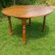 Folding wooden round table – Ø 115 cm