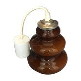 Vintage opaline suspension