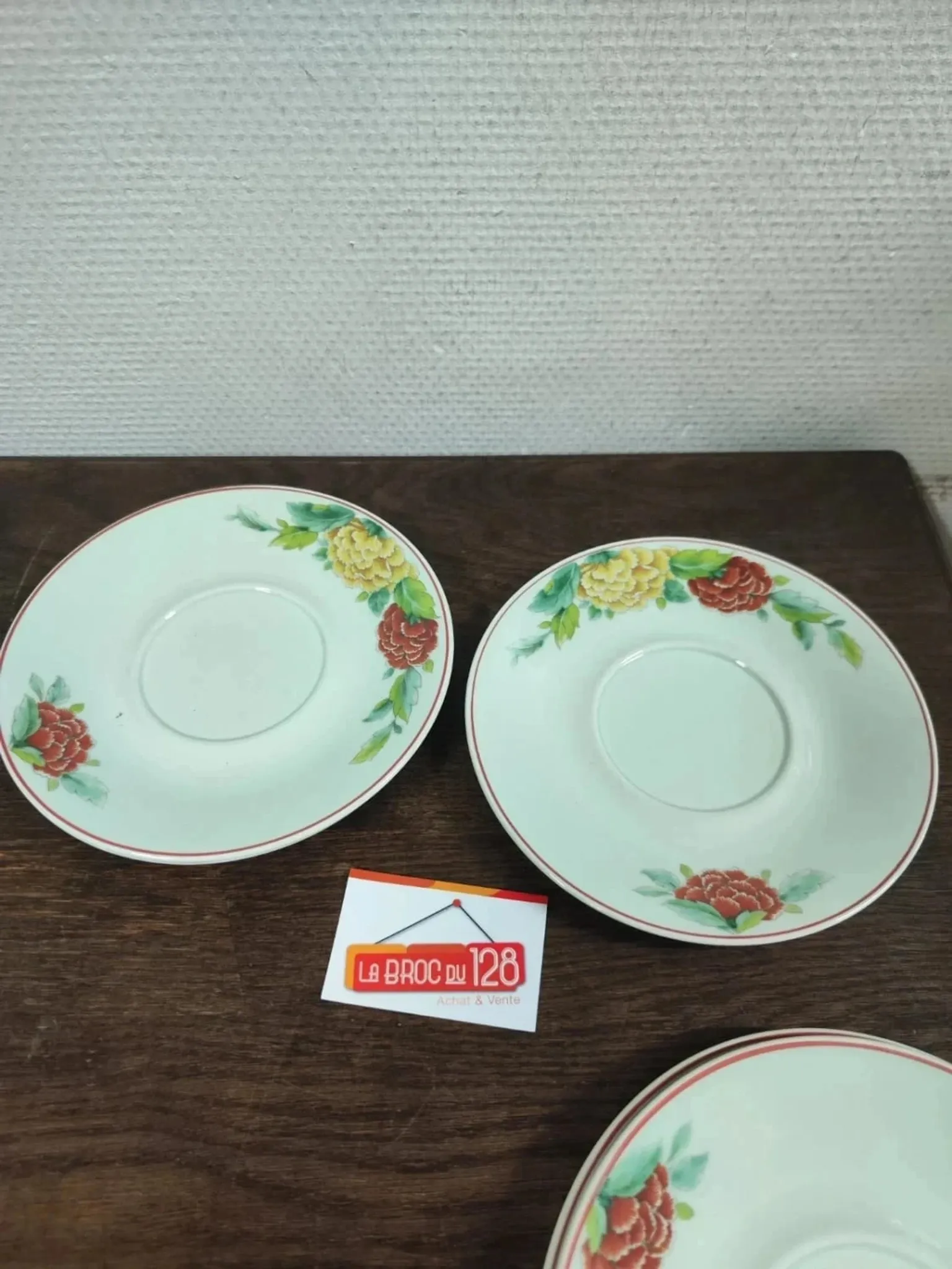 Set of 5 saucers Villeroy and Boch t'chou