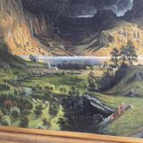 Old landscape painting