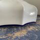Vintage white opaline wall lamp