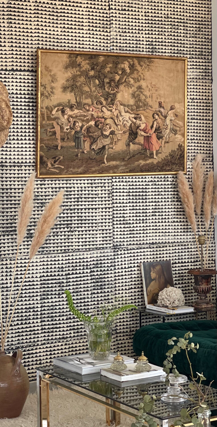 Vintage tapestry after Rubens