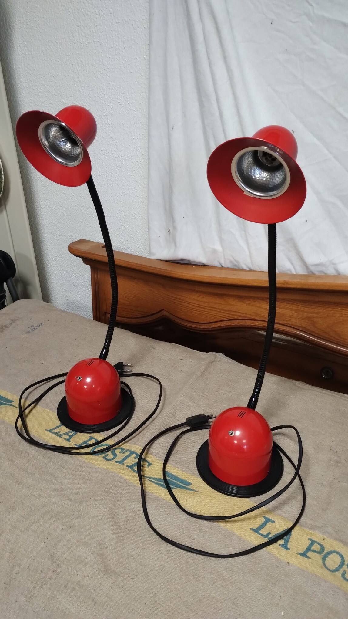 Paire de lampe stilplast Italie année 80