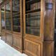 Louis XVI style library from the late 18th century in walnut.
