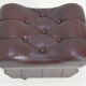 Mid-century leatherette stool with wheels, 1970