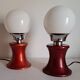 Pair of vintage bedside lamps
