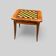 Table à jeu de style art déco en acajou et bois de placage