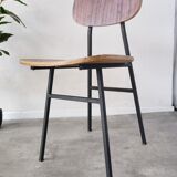 Vintage stol kamnik school chair: 1970s yugoslavia, industrial design