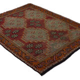 Anatolian handmade kilim rug 255 cm x 195 cm