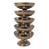 Lot de 5 coupelles en inox