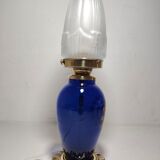 Lámpara de mesa de cristal. España, 1940s.