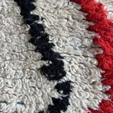Vintage Moroccan Berber rug – 75x165 cm – Red & black